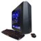 CyberPowerPC - Gamer Xtreme VR Desktop - Intel Core i7 - 16GB Memory - NVIDIA GeForce GTX 1070 - 2TB Hard Drive - Black/blue-Front_Standard
