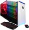 CyberPowerPC - Desktop - Intel Core i7-7700K - 16GB Memory - AMD Radeon RX 470 - 1TB Hard Drive + 120GB SSD - White-Front_Standard