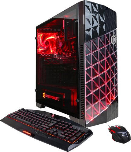 CyberPowerPC - Gamer Xtreme Desktop - Intel Core i5 - 8GB Memory - AMD Radeon RX 460 - 2TB Hard Drive - Black-Front_Standard 