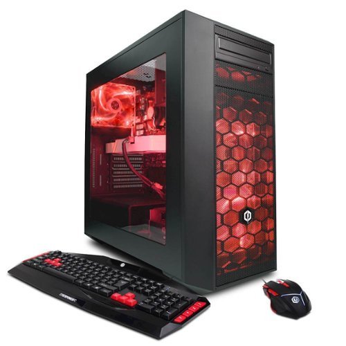  CyberPowerPC - Gamer Xtreme Desktop - Intel Core i5 - 8GB Memory - NVIDIA GeForce GT 730 - 1TB Hard Drive - Black/Red