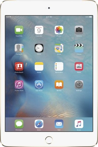 Apple - Geek Squad Certified Refurbished iPad mini 4 Wi-Fi + Cellular 64GB (Unlocked) - Gold