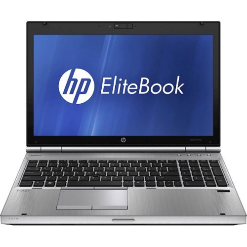 HP - EliteBook 15.6" Refurbished Laptop - Intel Core i7 - 8GB Memory - 500GB Hard Drive - Silver-Front_Standard 