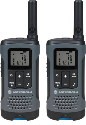 

Motorola - Talkabout 20-Mile, 22-Channel FRS/GMRS 2-Way Radio (Pair) - Dark Gray
