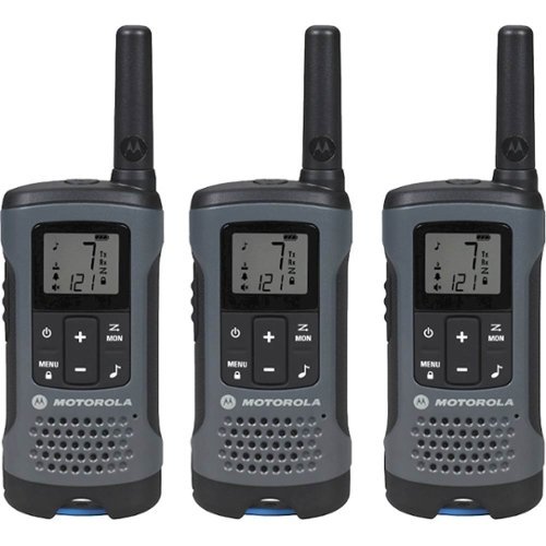 Motorola - Talkabout 20-Mile, 22-Channel FRS/GMRS 2-Way Radios - Dark Gray-Angle_Standard 