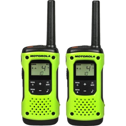 Motorola - Talkabout 35-Mile, 22-Channel FRS/GMRS 2-Way Radio (Pair) - Green