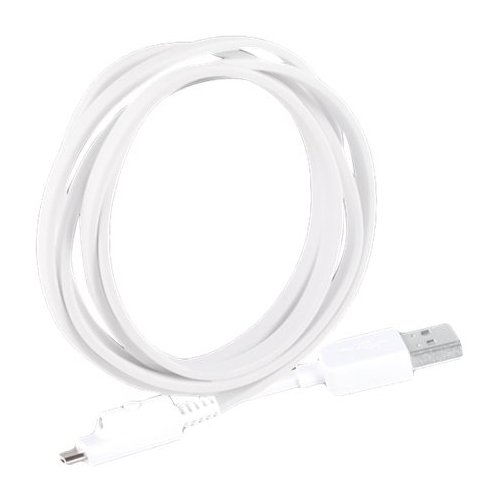 Xentris - 4' Micro USB-to-USB Cable - White-Front_Standard 