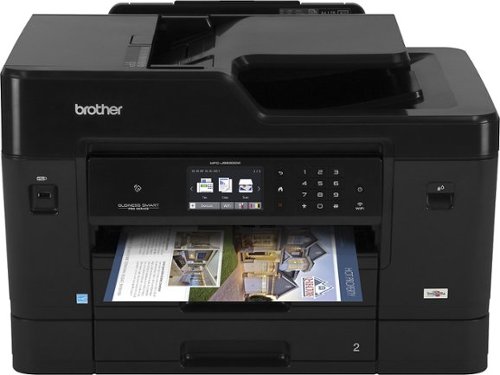  Brother - Business Smart Pro MFC-J6930DW Wireless All-In-One Inkjet Printer - Black