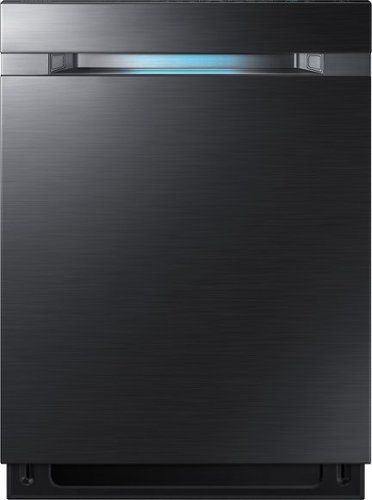  Samsung - Samsung-Linear Wash 24&quot; Top Control Fingerprint Resistant Tall Tub Built-In Dishwasher-Black Stainless Steel