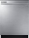 Samsung - 24" Top Control Tall Tub Built-In Dishwasher - Stainless Steel-Front_Standard