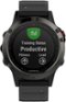 Garmin - fēnix® 5 Smartwatch 47mm Fiber-Reinforced Polymer - Slate gray with Black Band-Front_Standard 