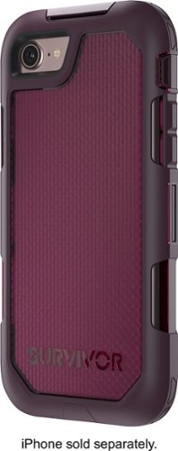  Griffin - Survivor Extreme Case for Apple® iPhone® 7 - Wine/Clear