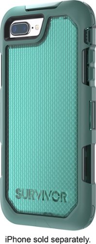  Griffin - Survivor Extreme Case for Apple® iPhone® 7 Plus - Teal/Clear