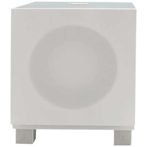 REL - T/I-Series 10" 300W Powered Wireless Subwoofer - High Gloss White-Front_Standard 