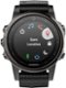 Garmin - fēnix® 5S Sapphire Smartwatch 42mm Fiber-Reinforced Polymer - Black with Black Band-Front_Standard
