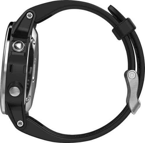 Garmin fēnix 5S Smartwatch 42mm Fiber-Reinforced Polymer - Silver with Black Band WORLDWIDE DELIVERY