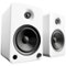 Kanto - 5-1/4" Powered Wireless 2-Way Bookshelf Speakers (Pair) - Matte White-Front_Standard