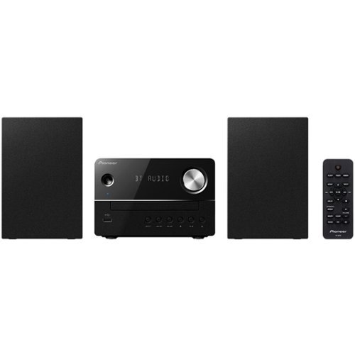 Pioneer - 10W Main Unit and Speaker System Combo Set - Black-Front_Standard 