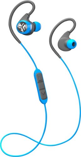  JLab - Epic2 Wireless In-Ear Headphones - Gray/Blue
