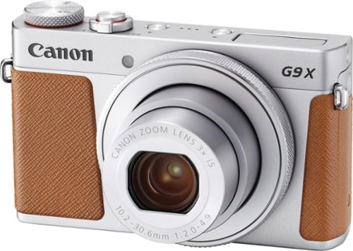  Canon - PowerShot G9 X Mark II 20.1-Megapixel Digital Camera - Silver