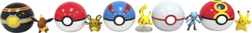  Pokémon - Clip and Carry Pokeball Action Figure - Styles May Vary
