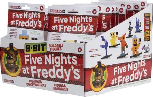  McFarlane Toys - Five Nights at Freddy's Series 1 Plastic 8-Bit Buildable Figure - Styles May Vary