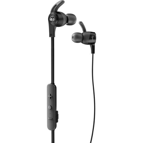  Monster - iSport Achieve In-Ear Wireless Headphones - Black