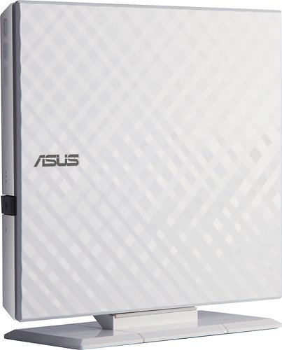 ASUS - 8x External USB 2.0 DVD±RW/CD-RW Drive - White