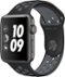 Geek Squad Certified Refurbished Apple Watch Nike+ 42mm Space Gray Aluminum Case Black/Cool Gray Nike Sport Band - Space Gray - (2015)-Front_Standard