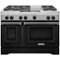 KitchenAid - 6.3 Cu. Ft. Self-Cleaning Freestanding Double Oven Dual Fuel Convection Range-Front_Standard