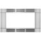 Frigidaire - 29.9" Trim Kit for Microwaves - Stainless Steel-Front_Standard