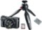Canon - PowerShot G7 X Mark II 20.1-Megapixel Digital Camera Video Creator Kit - Black-Front_Standard