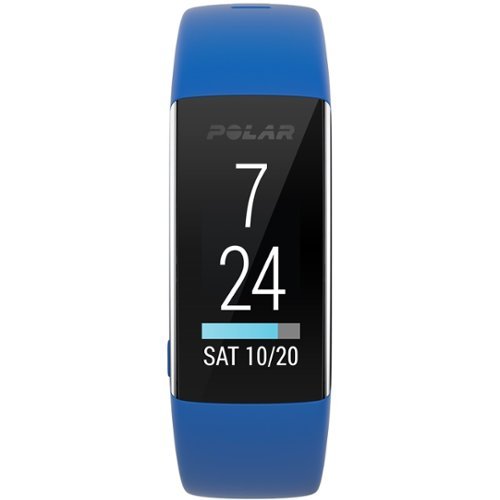 Polar - A360 Activity Tracker + Heart Rate (Medium) - Blue-Front_Standard 