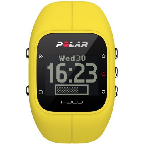 Polar - A300 Activity Tracker + Heart Rate Monitor Bundle - Yellow-Front_Standard 