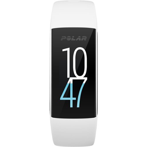 Polar - A360 Activity Tracker + Heart Rate (Medium) - White-Front_Standard 