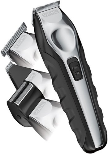 Wahl - Lithium Ion Rechargeable Trimmer - Black/silver
