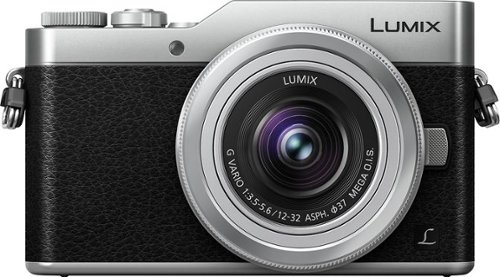 Panasonic - Lumix GX850 Mirrorless Camera with 12-32mm Lens - Silver-Front_Standard 
