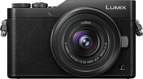 Panasonic - Lumix GX850 Mirrorless Camera with 12-32mm Lens - Black-Front_Standard 