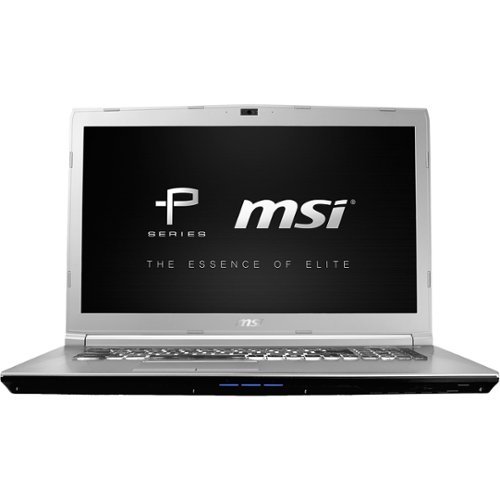  MSI - 17.3&quot; Laptop - Intel Core i7 - 16GB Memory - NVIDIA GeForce GTX 1050 - 1TB Hard Drive + 128GB Solid State Drive - Aluminum silver