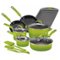 Rachael Ray - 14-Piece Cookware Set - Green Gradient-Angle_Standard