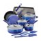 Rachael Ray - Hard Enamel Nonstick 14-Piece Cookware Set - Blue Gradient-Left_Standard