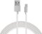 Just Wireless - Apple MFi Certified 10' Lightning USB Cable - Metallic silver-Front_Standard