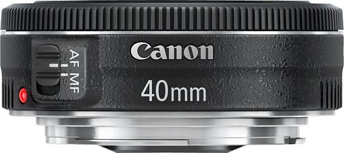  Canon - EF 40mm f/2.8 STM Standard Lens - Black