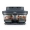 Ninja - CRISPi Pro 6-in-1 DualZone Glass Air Fryer, 8 quart, Dishwasher safe - Cyberspace-Front_Standard