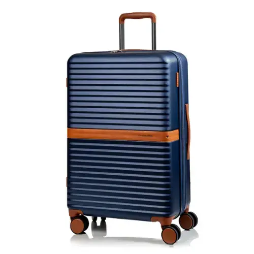 Front. Champs - Vintage II Collection Medium Luggage Case - Navy.