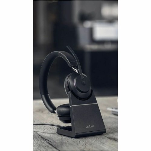 Jabra Evolve2 65 Headset Stereo Wireless Bluetooth 98.4 ft On ear