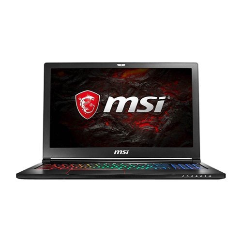  MSI - GS Series STEALTH PRO 15.6&quot; Laptop - Intel Core i7 - 32GB Memory - NVIDIA GeForce GTX 1060 - 512GB SSD + 1TB HDD - Aluminum black