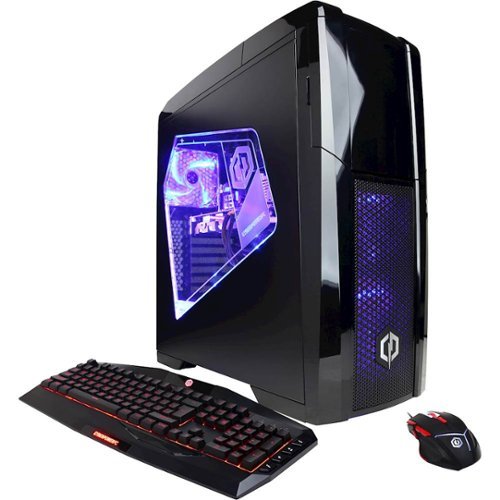  CyberPowerPC - Gamer Xtreme Desktop - Intel Core i5 - 8GB Memory - NVIDIA GeForce GTX 1070 - 2TB Hard Drive - Black/blue