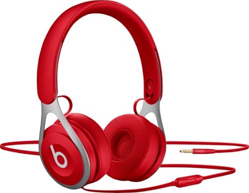 Geek Squad Certified Refurbished Beats EP Headphones - Red-Angle_Standard 