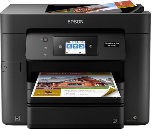  Epson - WorkForce Pro WF-4730 Wireless All-In-One Inkjet Printer - Black