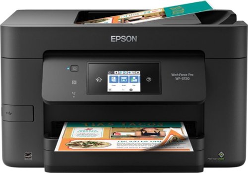  Epson - WorkForce Pro WF-3720 Wireless All-In-One Inkjet Printer - Black